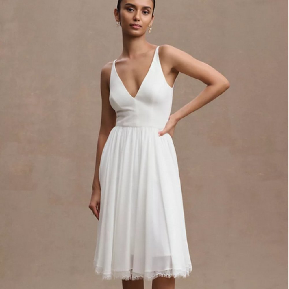 Dress The Population Alicia Chiffon A-Line Dress